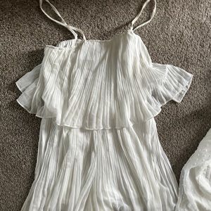 White romper flowy white XL